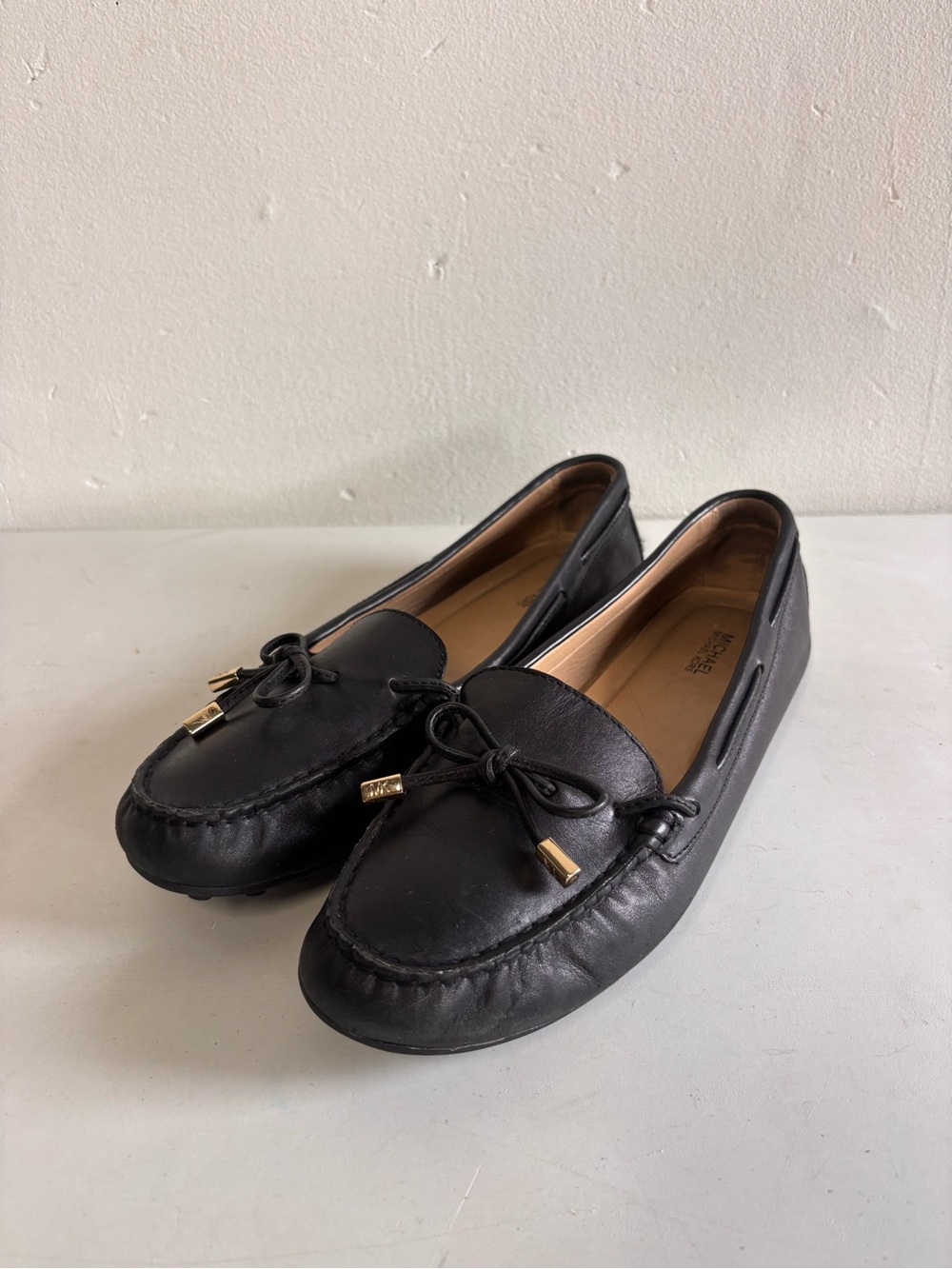 Michael kors Classic Black Women's Leather Moccasin Loafers